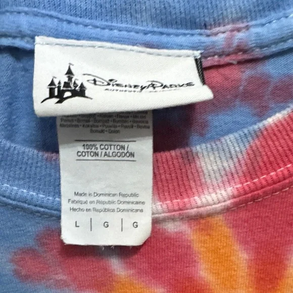 Disney Tie-Dye Mickey Mouse Shirt 2026 Disney Parks authentic original size L - Picture 2 of 5